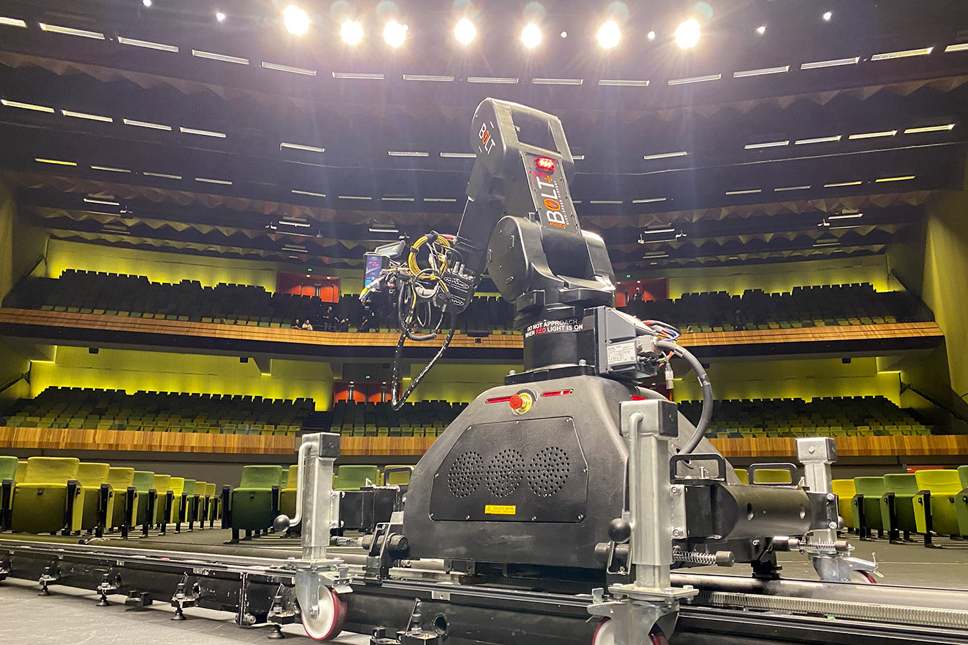 BOLT Jr+ Motion Control Robot & Tracks studio view 6