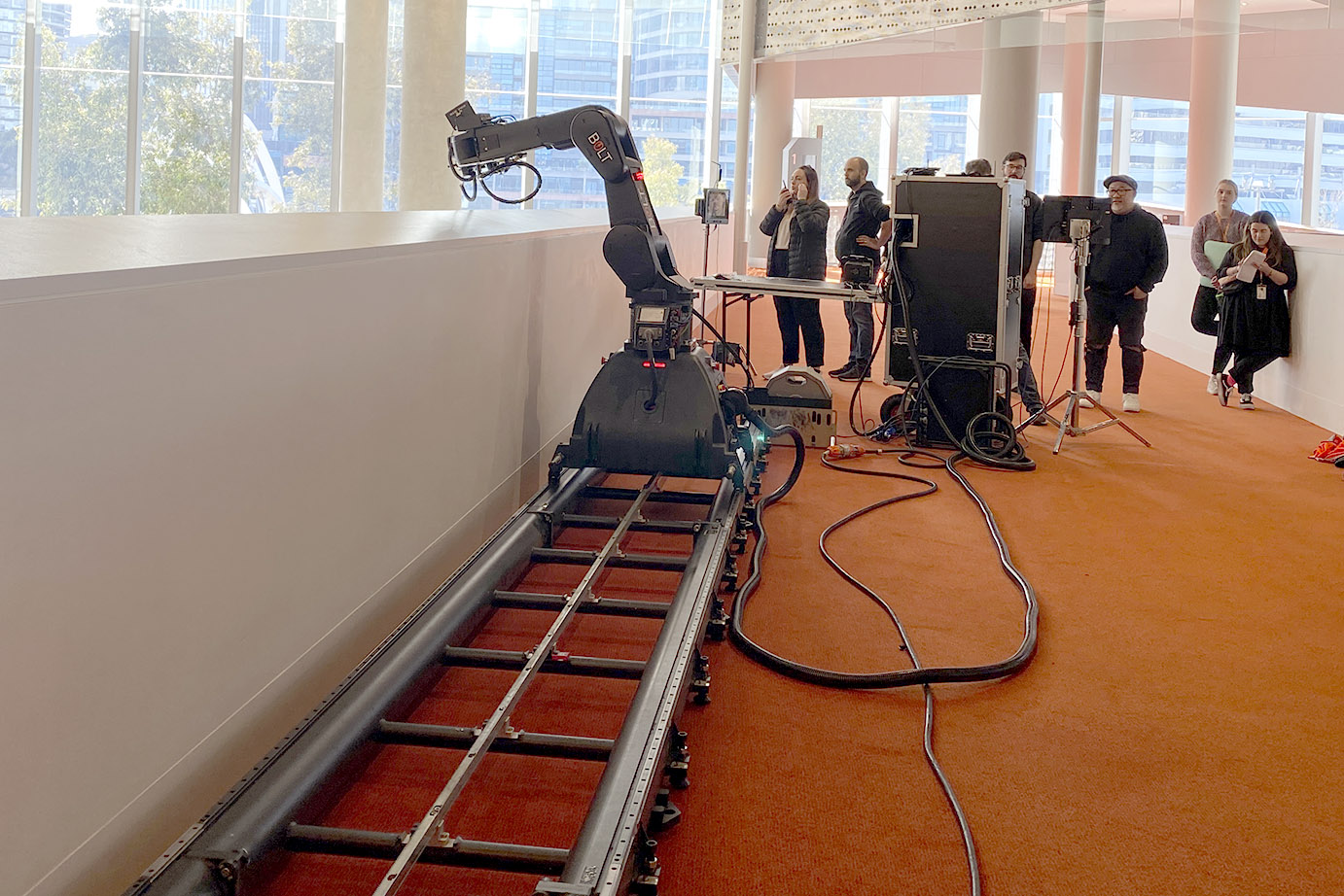BOLT Jr+ Motion Control Robot & Tracks studio view 7